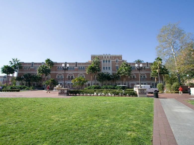 The campus of the University of Southern California